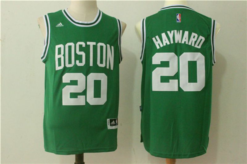 Men Boston Celtics #20 Hayward Green NBA Jerseys